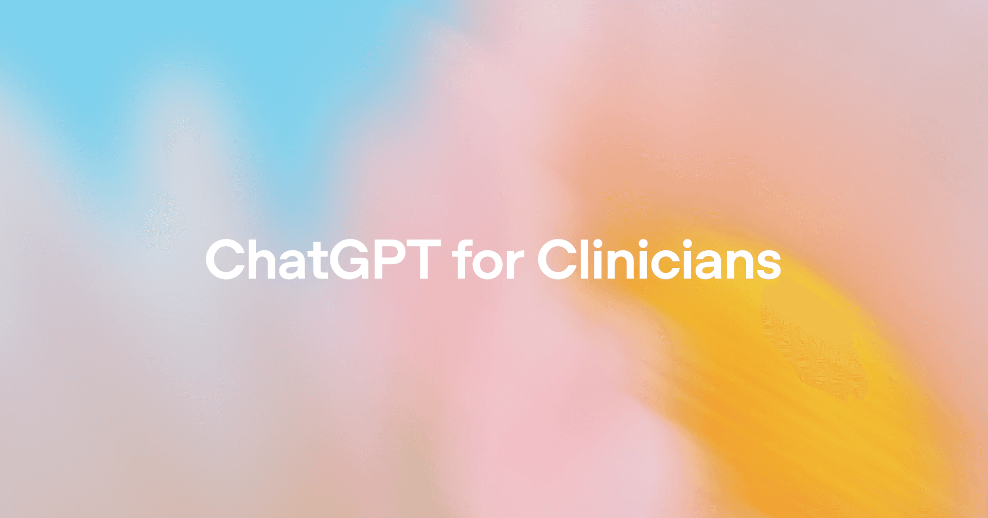 OpenAI Makes ChatGPT Free for U.S. Clinicians